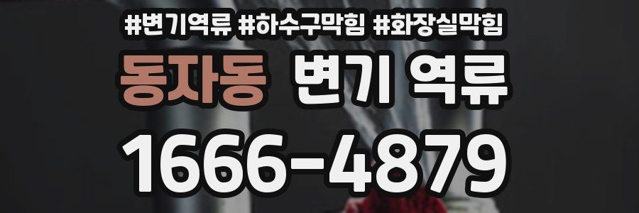 동자동 변기 역류