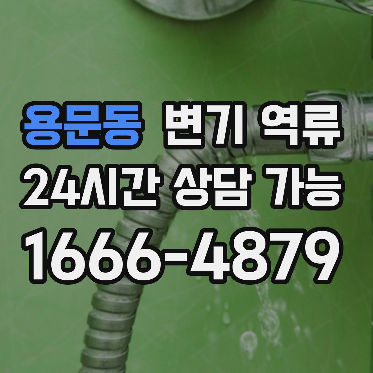 용문동 변기 역류