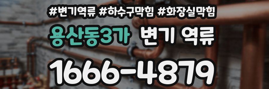 용산동3가 변기 역류