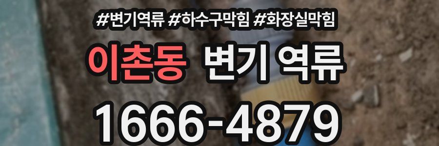 이촌동 변기 역류