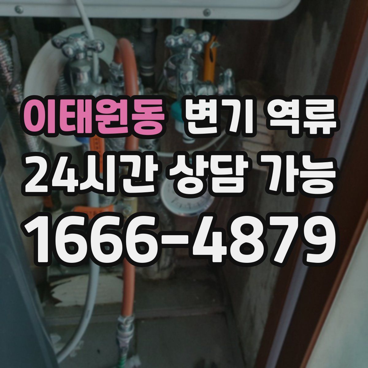 이태원동 변기 역류