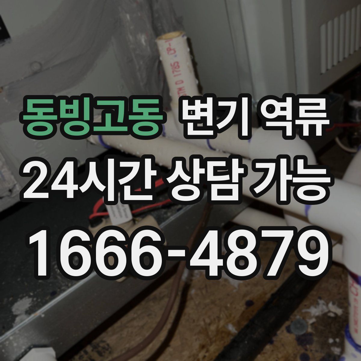 동빙고동 변기 역류