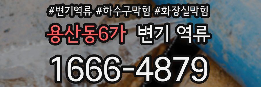 용산동6가 변기 역류