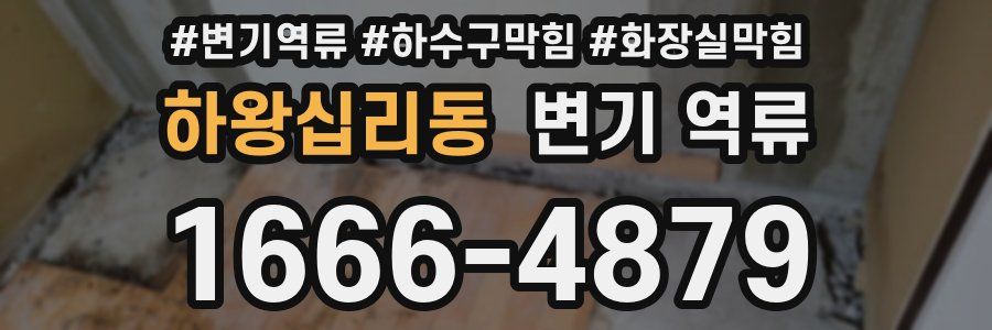 하왕십리동 변기 역류