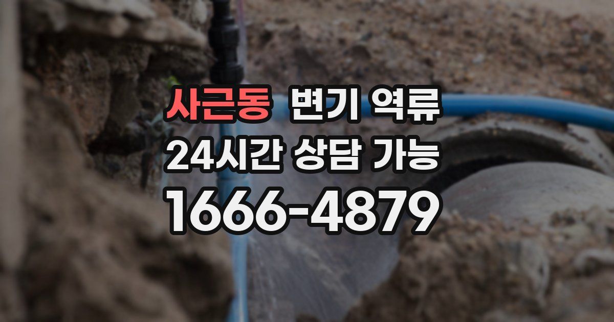 사근동 변기 역류