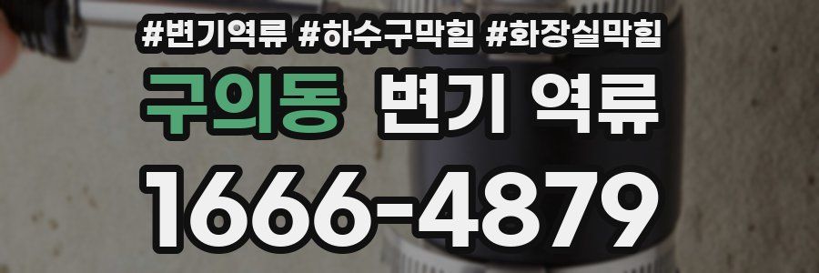 구의동 변기 역류