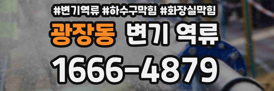 광장동 변기 역류