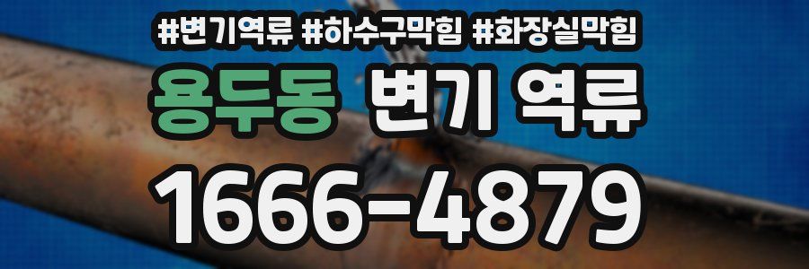 용두동 변기 역류