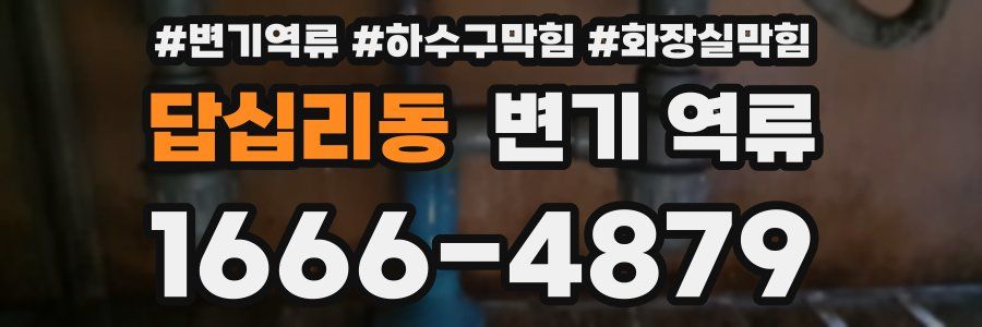 답십리동 변기 역류