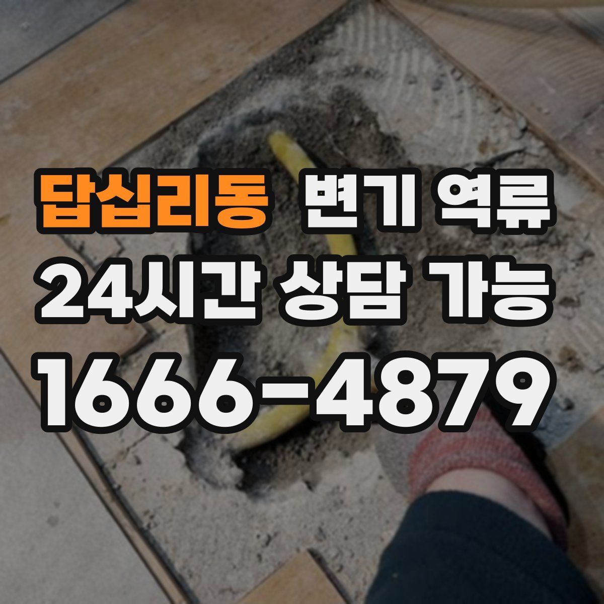 답십리동 변기 역류