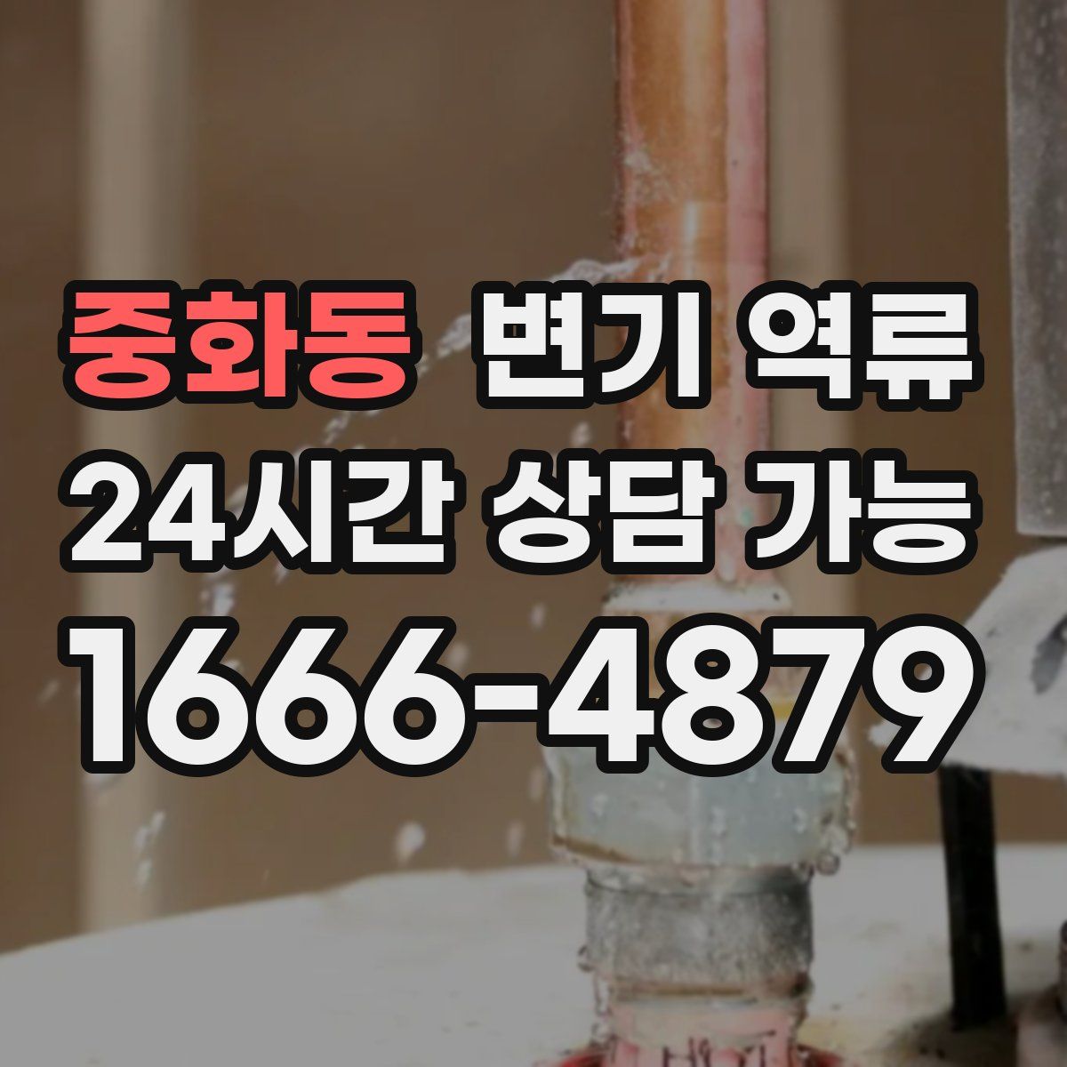 중화동 변기 역류