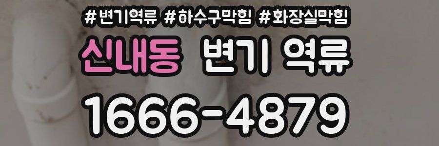 신내동 변기 역류