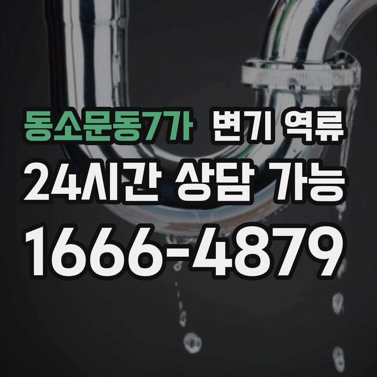 동소문동7가 변기 역류