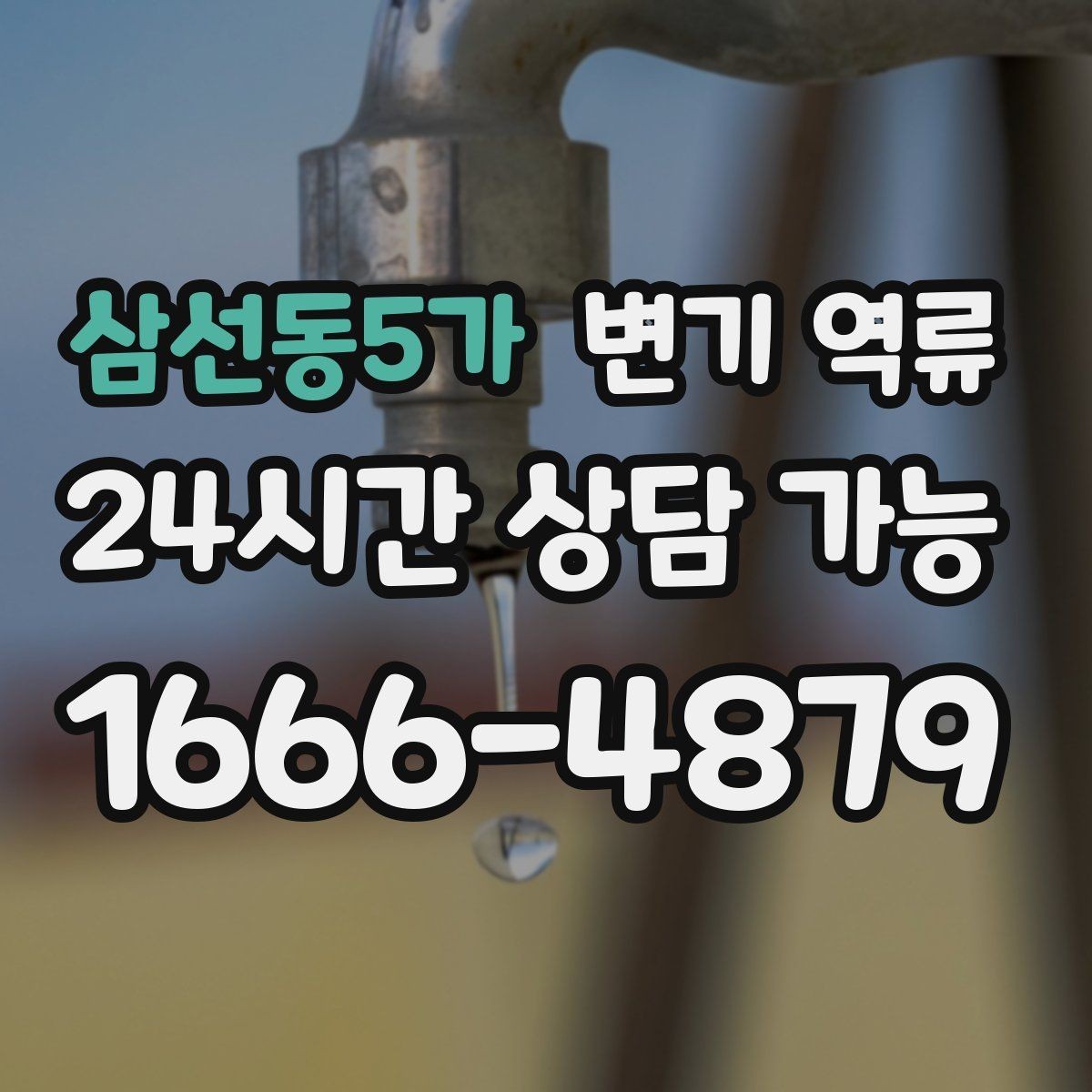 삼선동5가 변기 역류 욕실 물 사용을 줄여야 하는 상황