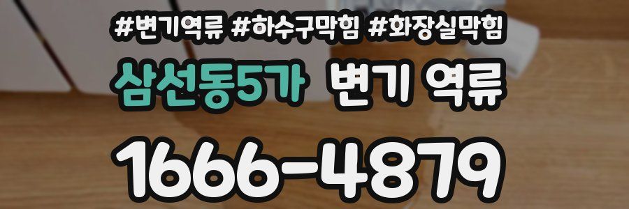 삼선동5가 변기 역류