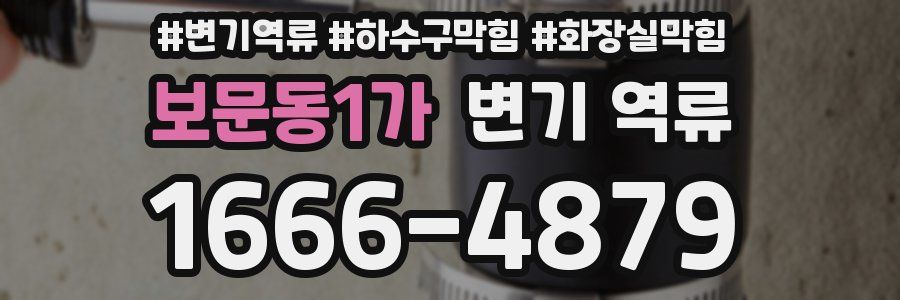 보문동1가 변기 역류