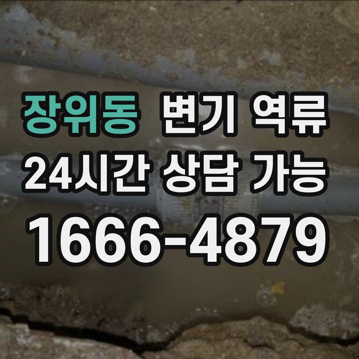 장위동 변기 역류