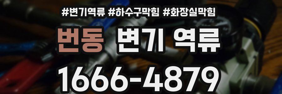 번동 변기 역류