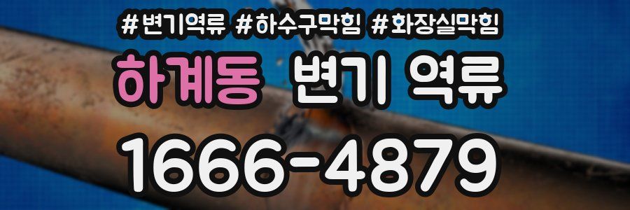 하계동 변기 역류