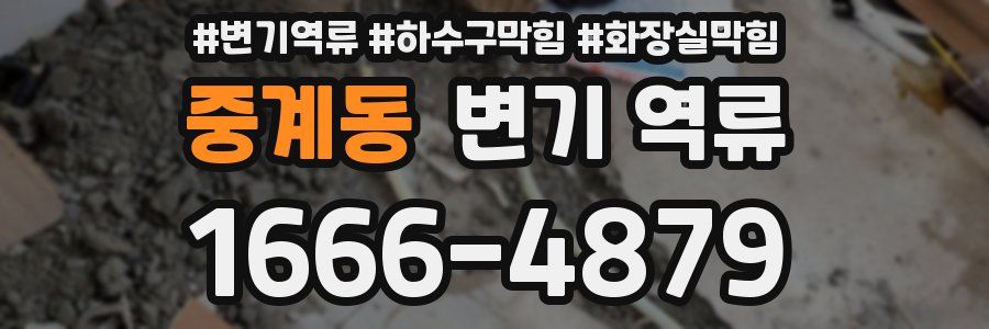 중계동 변기 역류
