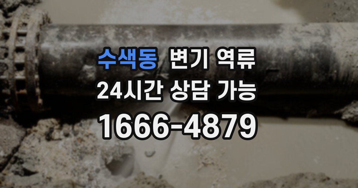 수색동 변기 역류