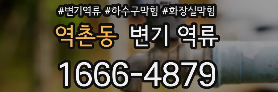 역촌동 변기 역류