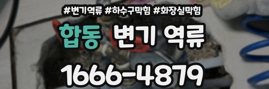 합동 변기 역류