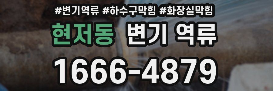 현저동 변기 역류