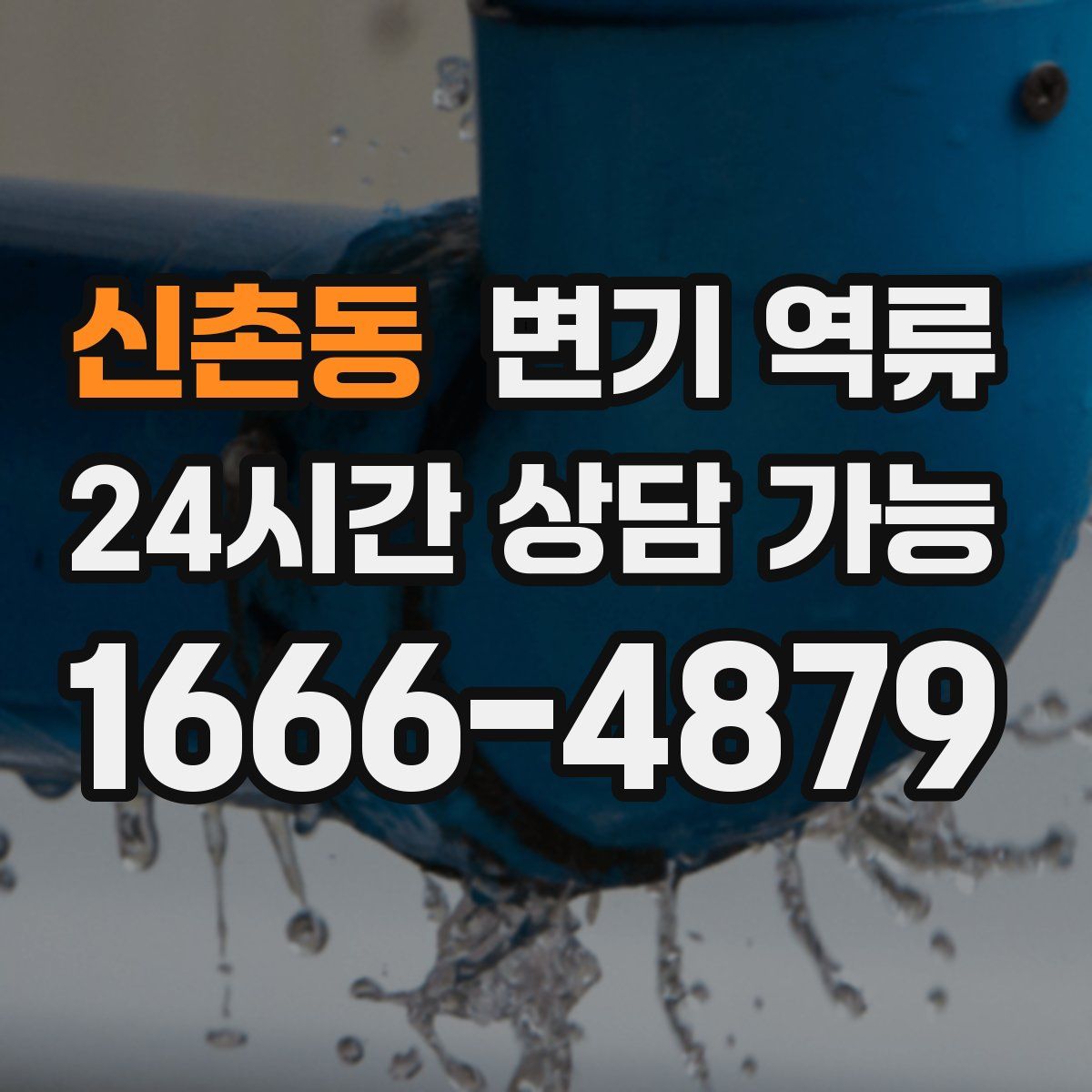 신촌동 변기 역류
