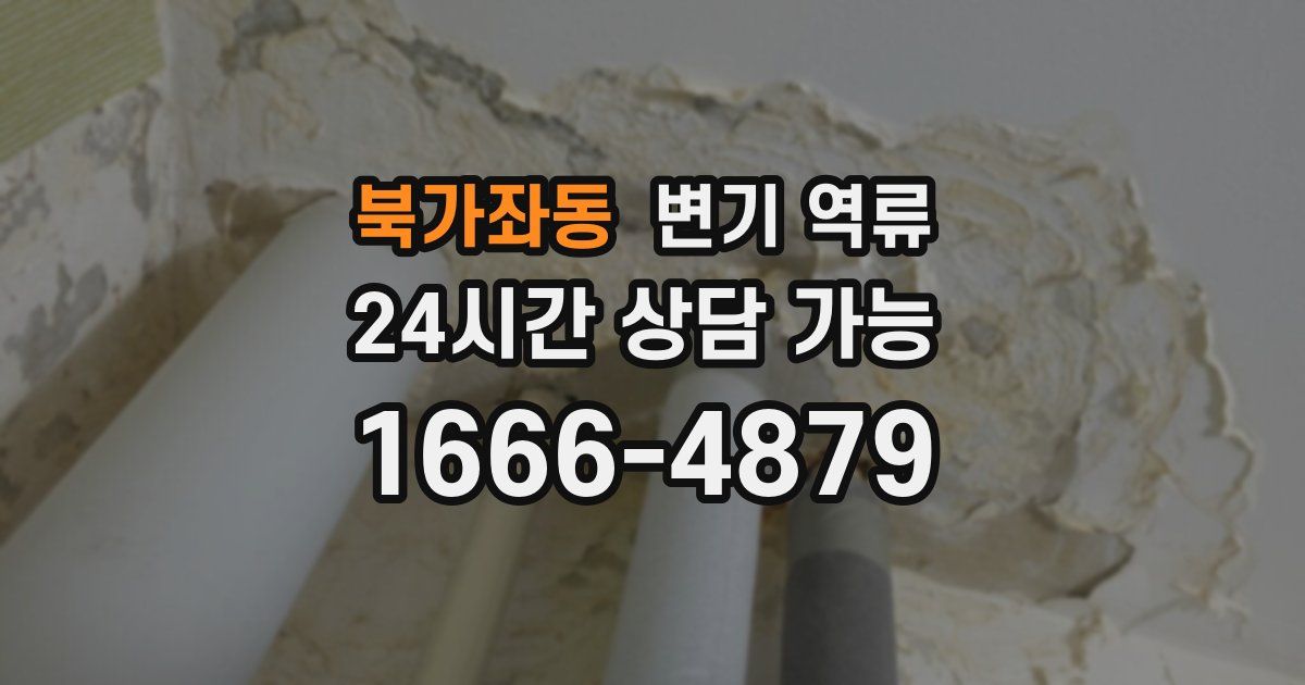 북가좌동 변기 역류