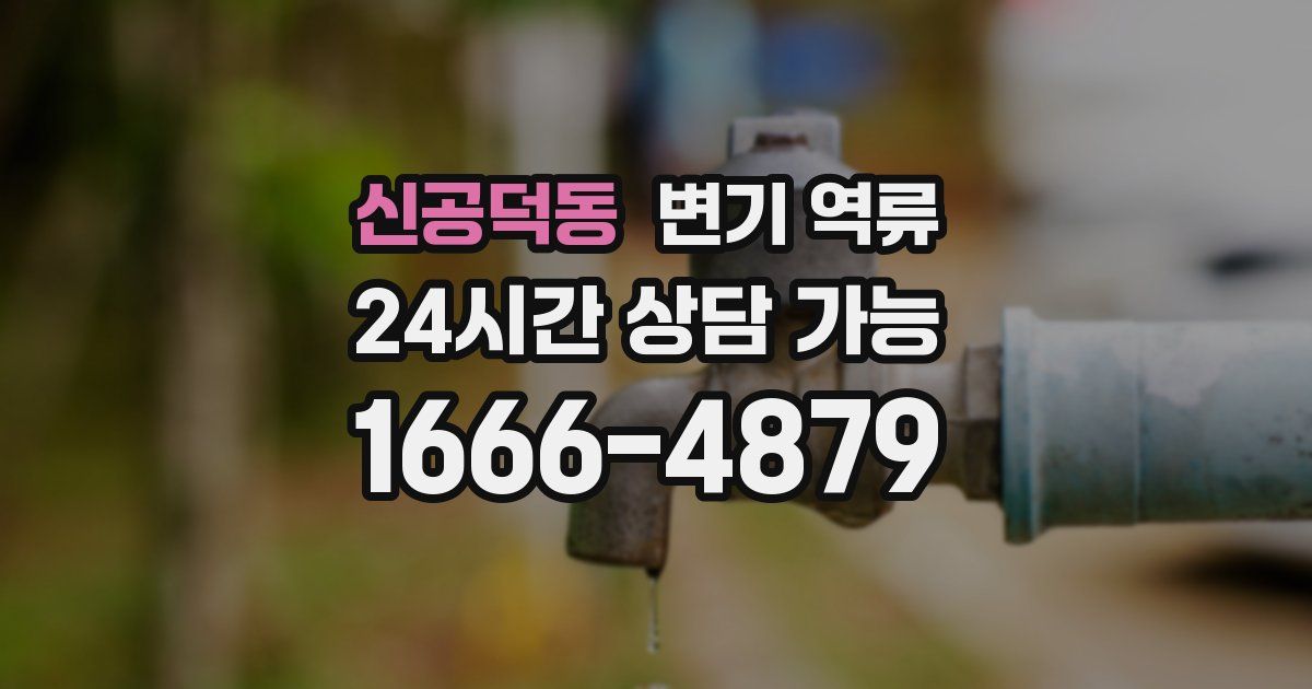 신공덕동 변기 역류