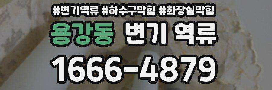 용강동 변기 역류