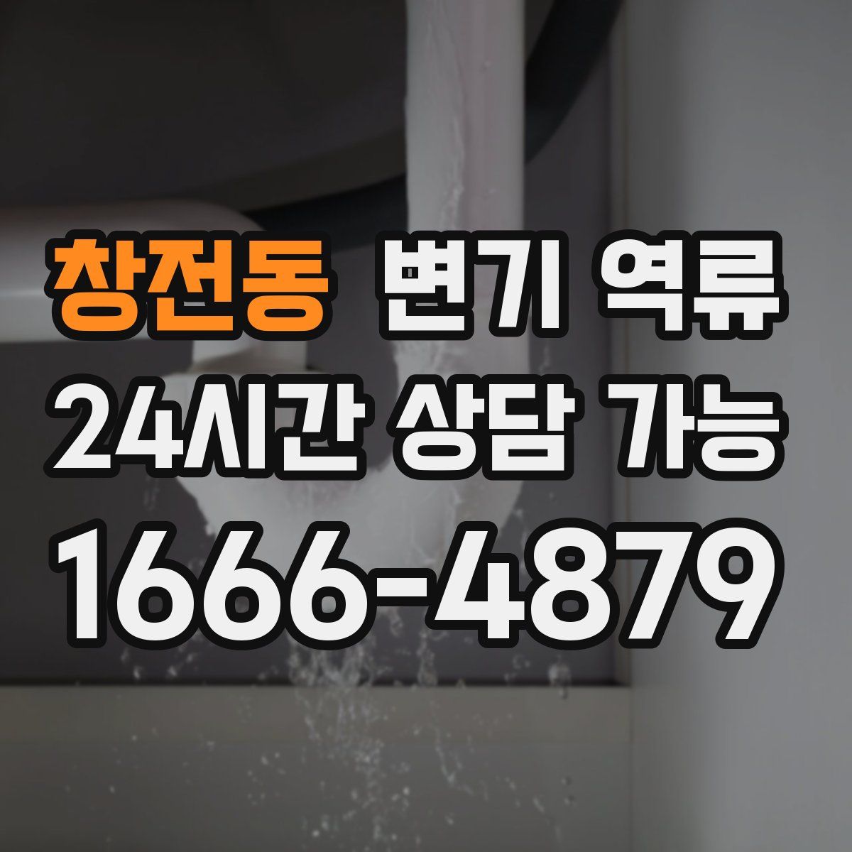 창전동 변기 역류