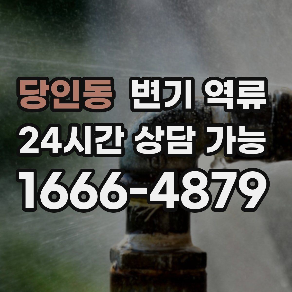 당인동 변기 역류 한 세대만 발생할 때 점검 순서