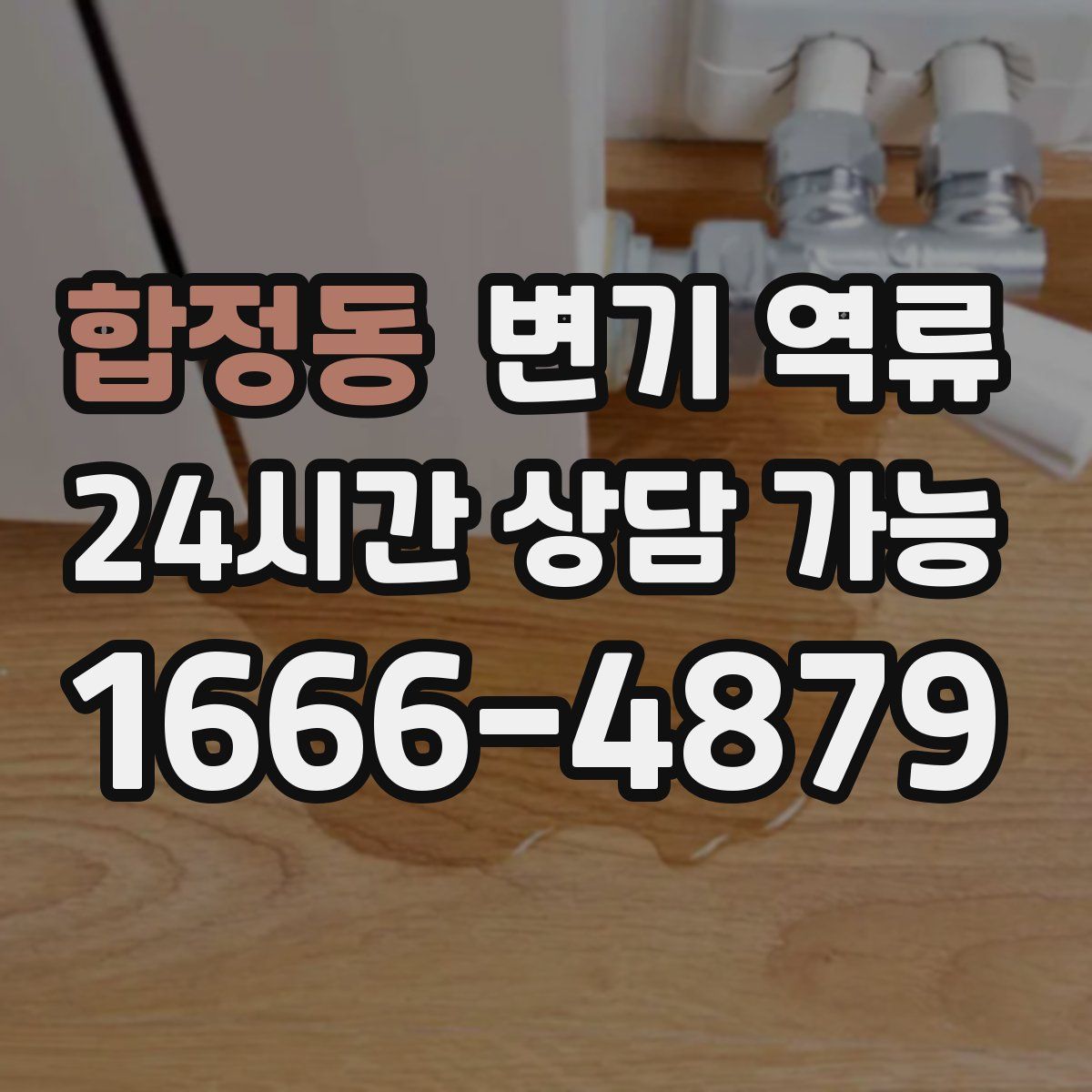 합정동 변기 역류