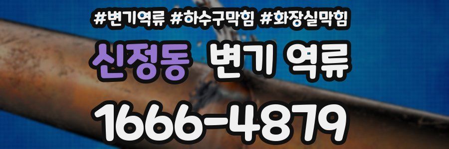 신정동 변기 역류