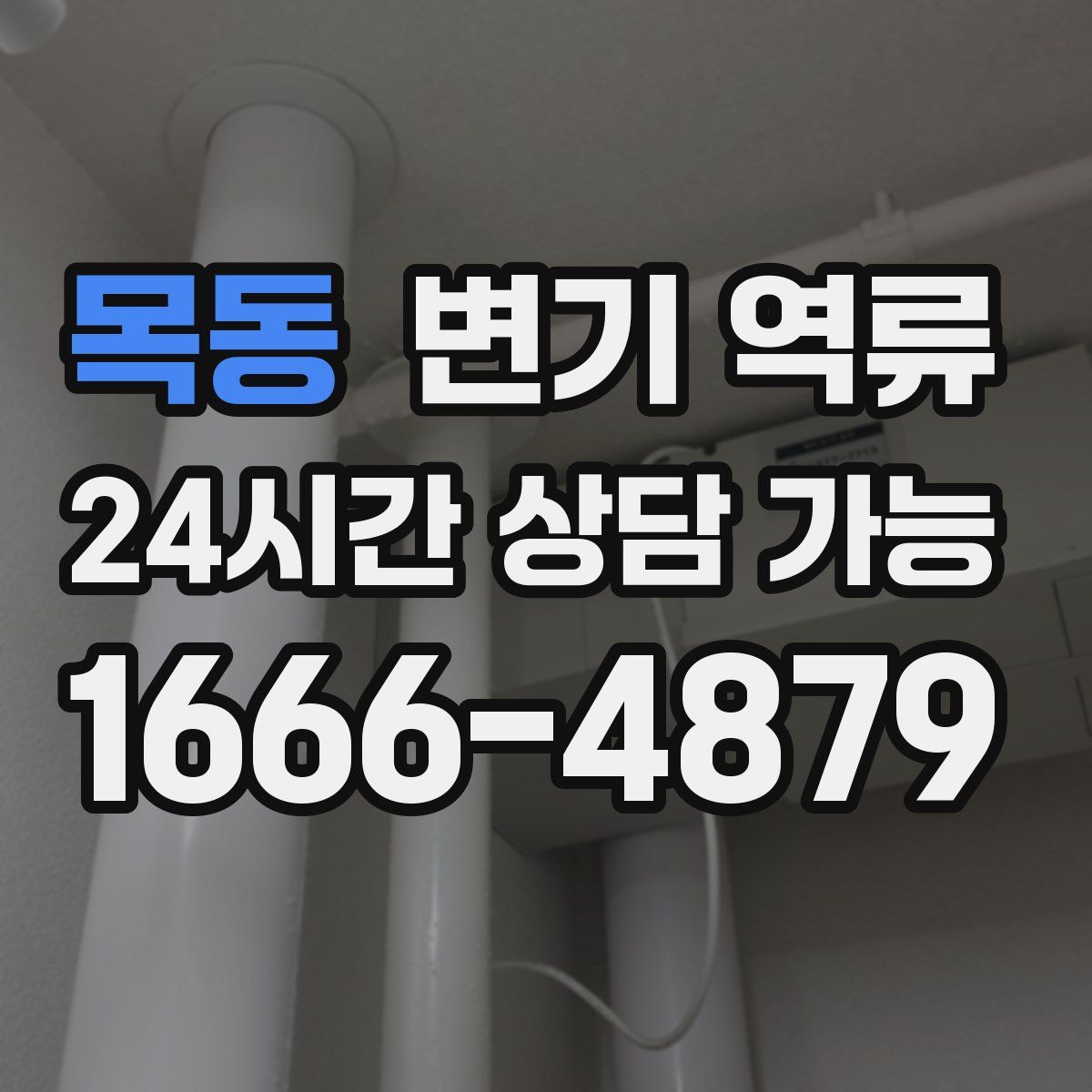 목동 변기 역류