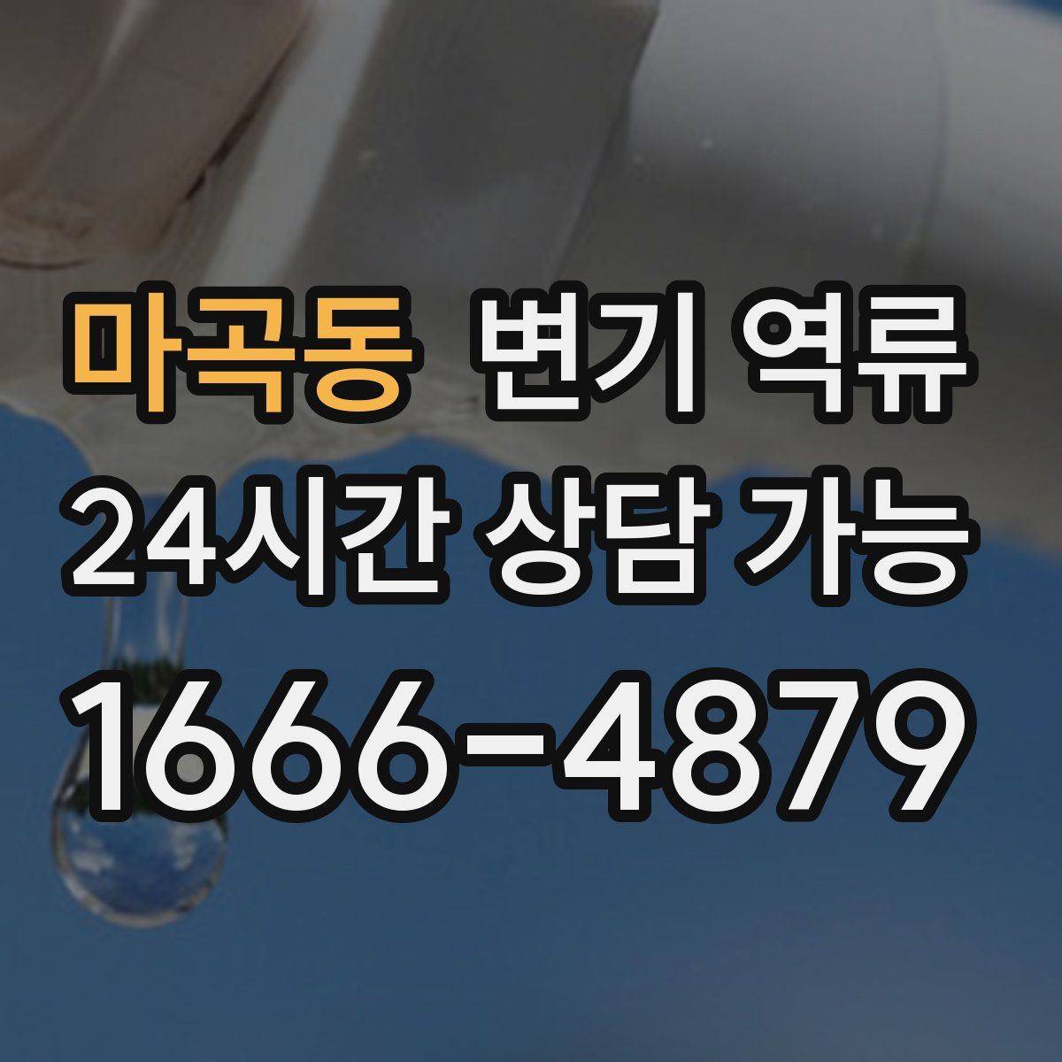 마곡동 변기 역류