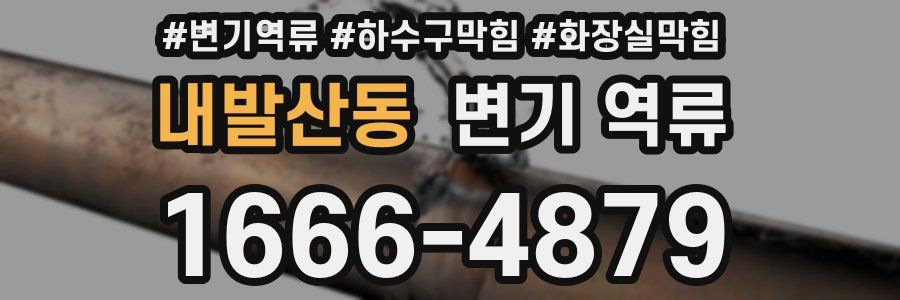 내발산동 변기 역류