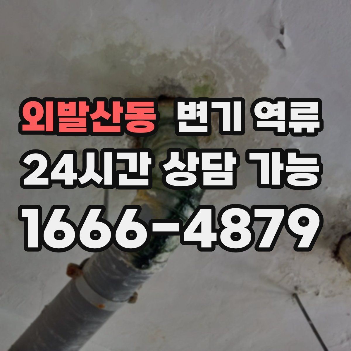 외발산동 변기 역류 세대 내부 막힘일 때 조심해야 할 행동