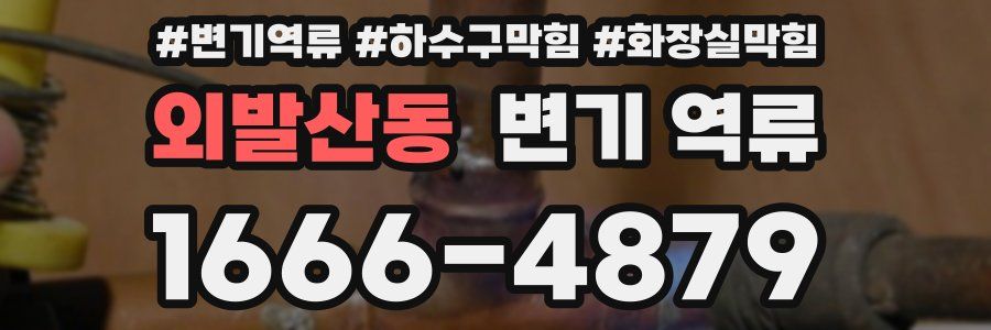 외발산동 변기 역류