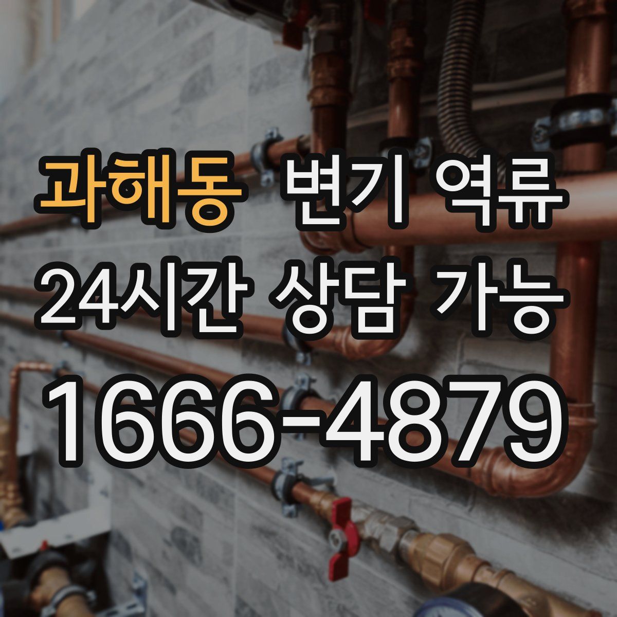 과해동 변기 역류