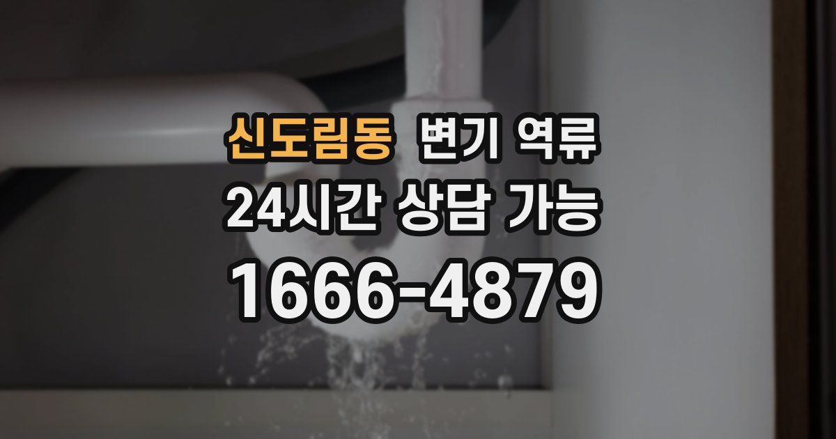 신도림동 변기 역류