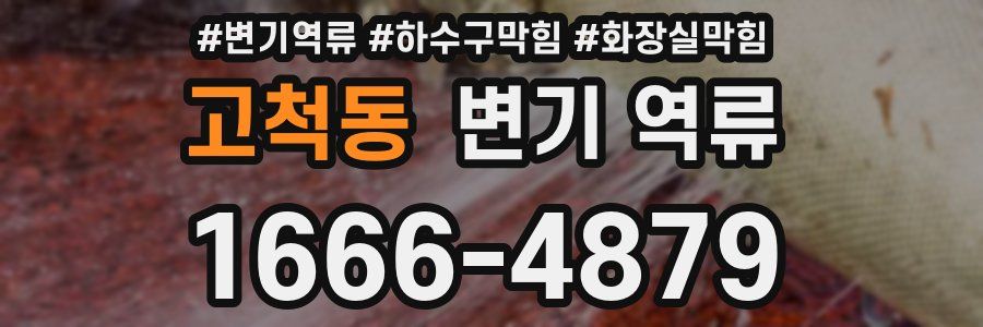 고척동 변기 역류