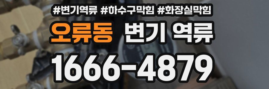 오류동 변기 역류