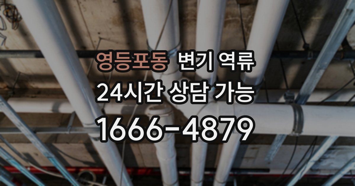 영등포동 변기 역류