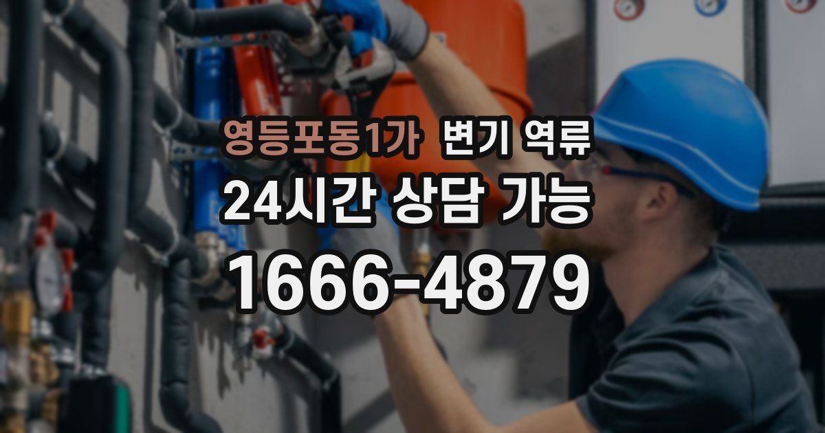 영등포동1가 변기 역류