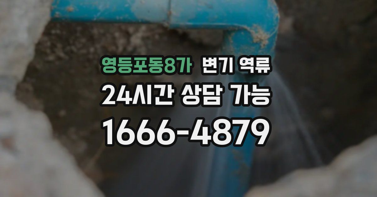 영등포동8가 변기 역류