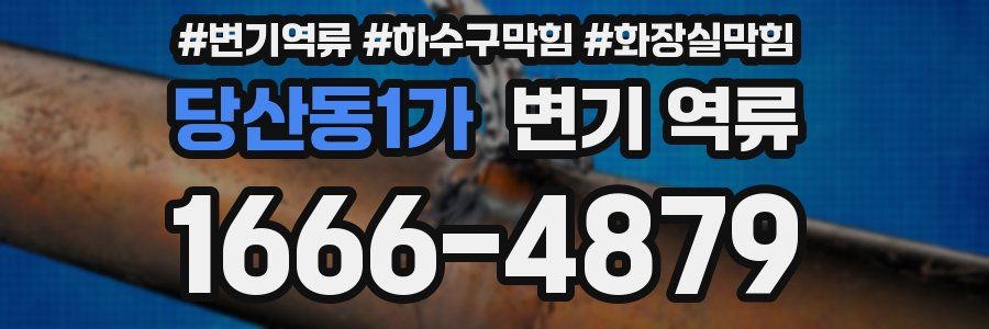 당산동1가 변기 역류