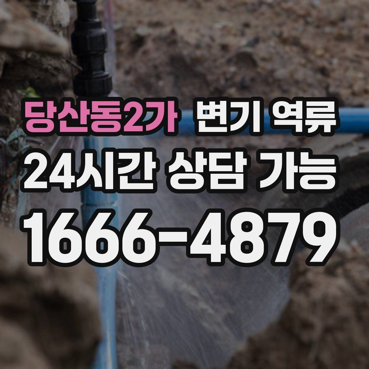 당산동2가 변기 역류 빠른 출동을 위한 증상 설명 요령